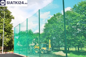 Siatki Sulechów - Zabezpieczenie za bramkami i trybun boiska piłkarskiego dla terenów Sulechowa